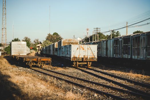 old train station asia vintage style