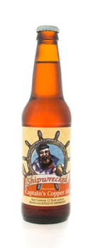 Winneconne, WI - 3 February 2015:  Shipwrecked beer was first brewed in 1997 and located in Egg Harbor, WI.