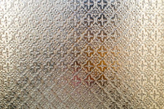 pattern on window glass background