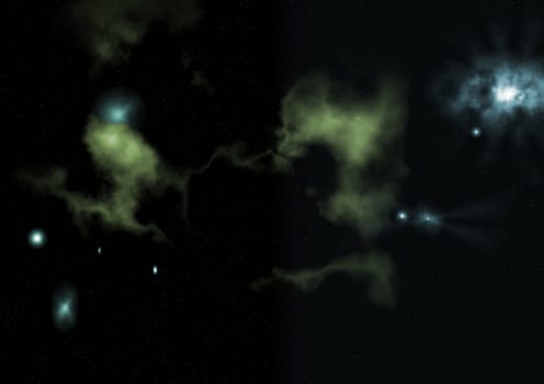 Small part of an infinite star field of space in the Universe. "Elements of this image furnished by NASA".