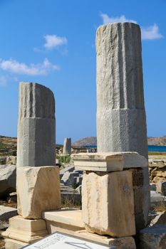 The island of Delos: an important archaeological site in Greece
