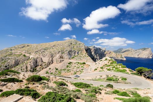 Travel background, Majorca, Spain