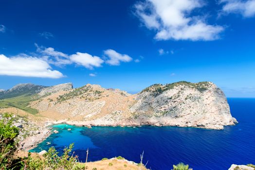 Tranquil bay at Majorca Island Spain