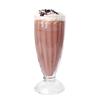 Delicious milkshake on the table