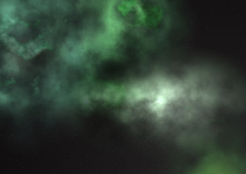 Far being shone nebula and star field against space. "Elements of this image furnished by NASA".