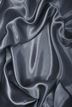 Smooth elegant grey silk or satin can use as background 