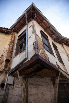 Old traditional house, neoclassical in old village of Xanthi, Greece