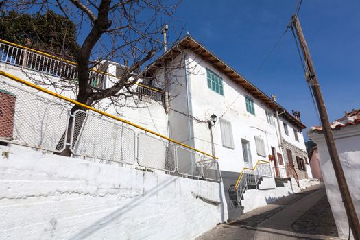 Old traditional house, neoclassical in old village of Xanthi, Greece