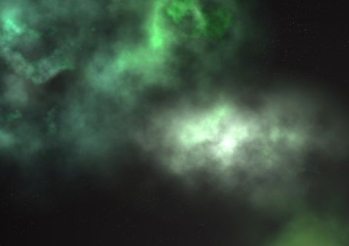 Far being shone nebula and star field against space. "Elements of this image furnished by NASA".