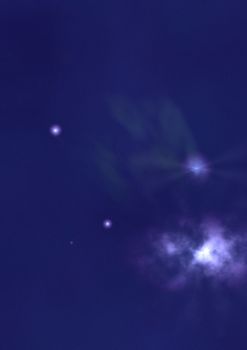 Star field in space a nebulae and a gas congestion. "Elements of this image furnished by NASA".