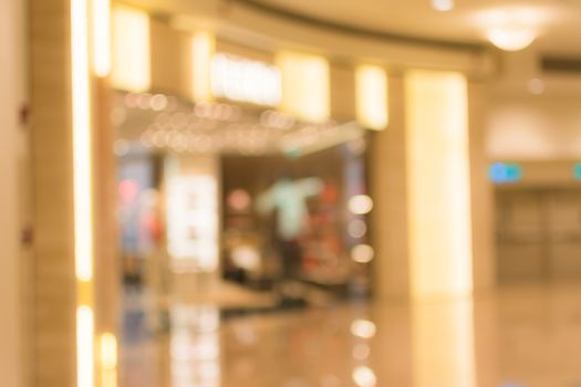 Abstract background of shopping mall, shallow depth of focus.