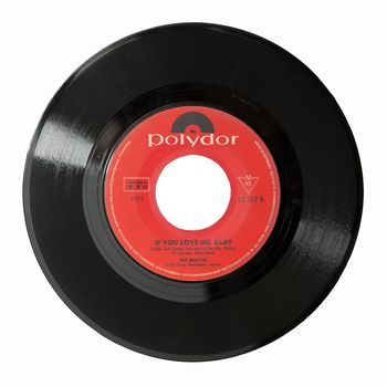 If You Love Me Baby, a rare 45 rpm single released by The Beatles in Germany featuring guest vocalist Tony Sheridan, circa 1964