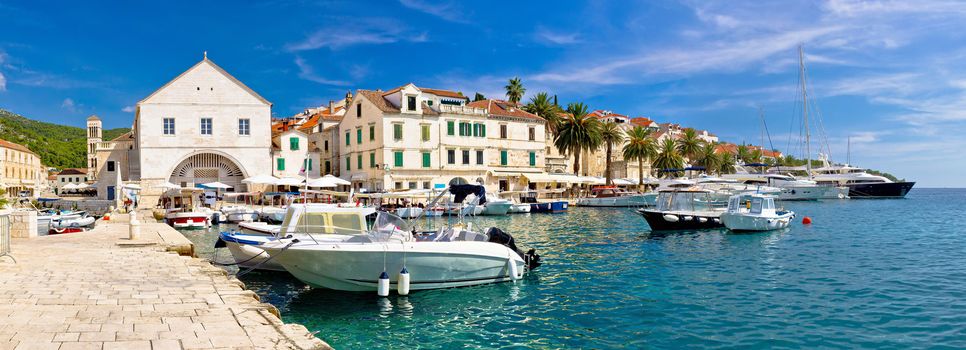 Town of Hvar waterfront view, Dalmatia, Croatia