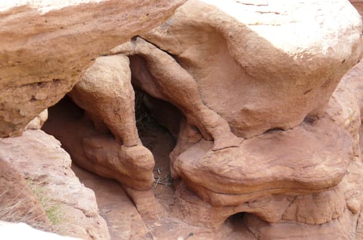 Sandstone legs in Canyon de Chelly