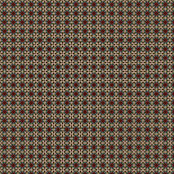 Aztec kaleidoscope abstract,decorative floral ornament