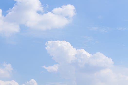 clear blue sky background with tiny clouds