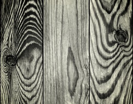 Grey and Black Brushed Plank Wooden Background with Rough closeup