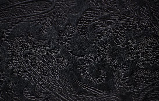 brocade fabric detail 