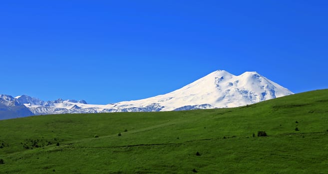 Elbrus mountain is highest peak of Europe
