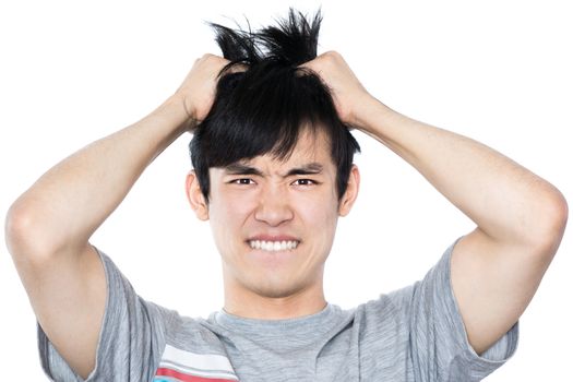 asian man studio portrait shot