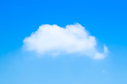 closeup cloud with blue sky