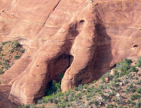 Strang sandstone shape in Canyon de Chelly