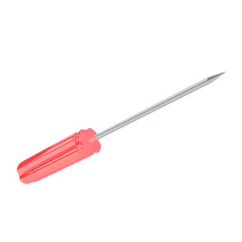 3D render of Screwdriver isolated on white background