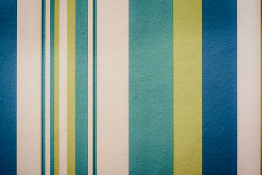 Abstract colorful vintage background with stripe pattern on wall