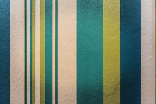 Abstract colorful vintage background with stripe pattern on wall