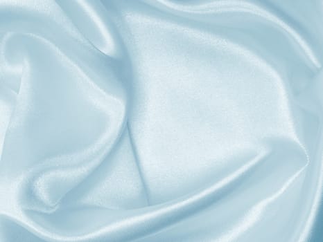 Smooth elegant blue silk can use as wedding background 