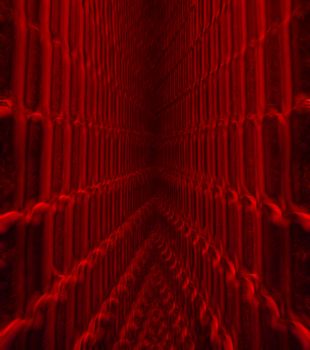 Abstract black and Red fractal background red tone