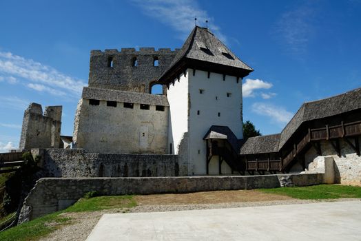 Celje medieval castle in Slovenia