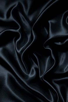 Smooth elegant black silk can use as background 