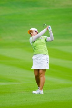 CHONBURI - MARCH 1: Inbee Park of South Korea in Honda LPGA Thailand 2015 at Siam Country Club, Pattaya Old Course on March 1, 2015 in Chonburi, Thailand.