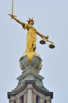 Statue of Justice Old Bailey