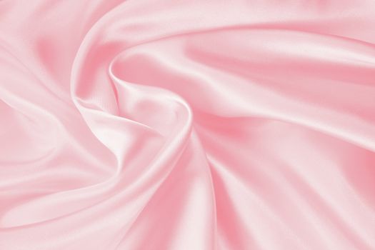 Smooth elegant pink silk can use as background 

