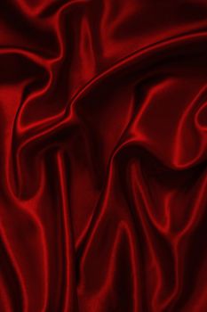 Smooth elegant red silk can use as background 