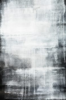 Artistic Gray Painted Texture Background on Canvas