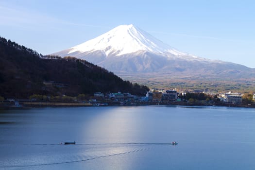 Lake Kawaguchiko is the most easily accessible of the Fuji Five Lakes with train and direct bus connections to Tokyo.