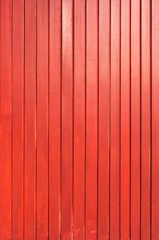 Red wood plank wall texture background.