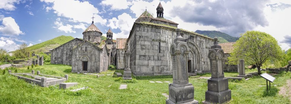 Picturesque panorama of Haghpat Monastery in Armenia