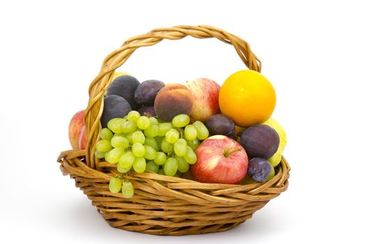 fresh fruits in a basket