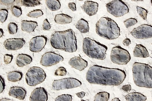 stone wall surface with cement