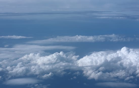 bright cloudy sky