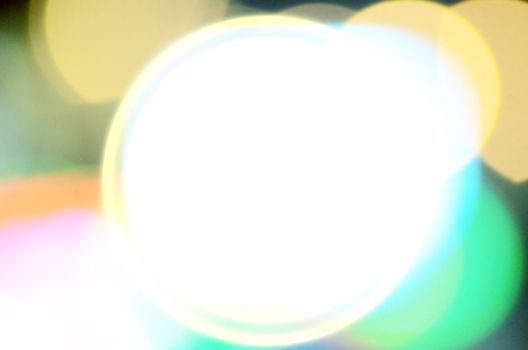 Abstract light blur circle of background