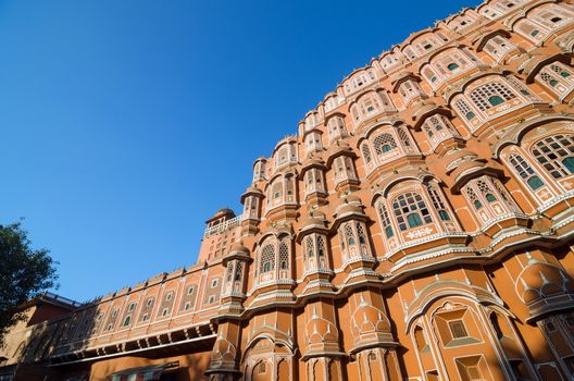 Hawa Mahal palace or Palace of the Winds in Jaipur, Rajasthan, India