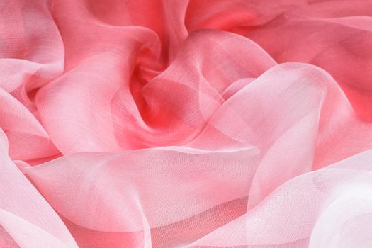 Elegant pink silk as background