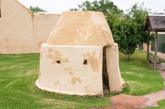 Charcoal kiln at the Swellendam Museum in the Western Cape Province of South Africa 
