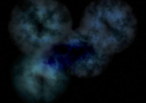 Star field in space a nebulae and a gas congestion. "Elements of this image furnished by NASA".