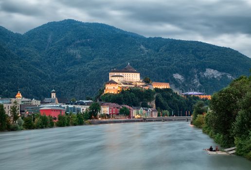 Kufstein is a city in the Austrian state of Tyrol located along the river Inn.